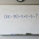 Sem calculadora, prove que ainda lembra da matemática básica: (100 – 35) ÷ 5 × 5 – 5
