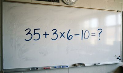 Quem estudou matemática nos anos 80 deveria conseguir resolver esta conta: 35 + 3 × 6 − 10