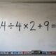 Resolva 64 ÷ 4 × 2 + 9 sem calculadora: a pegadinha está em uma regra que muita gente esquece depois de sair da escola