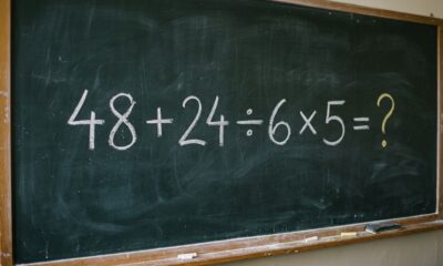 O desafio de 15 segundos que coloca sua inteligência à prova e faz até os mais confiantes tropeçarem: 48 + 24 ÷ 6 × 5