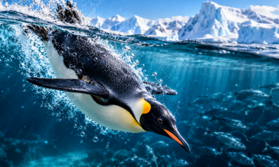 O segredo dos pinguins para mergulhar em busca de alimento sem respirar durante vários minutos e como o armazenamento de oxigênio nos músculos ajuda essas aves a explorar as profundezas do oceano