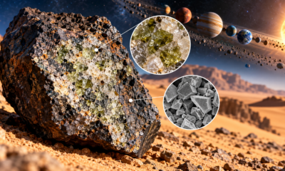 Meteorito de quase 4 bilhões de anos é encontrado no deserto e, décadas depois, cientistas descobrem minerais que ajudam a explicar como os primeiros planetas se formaram
