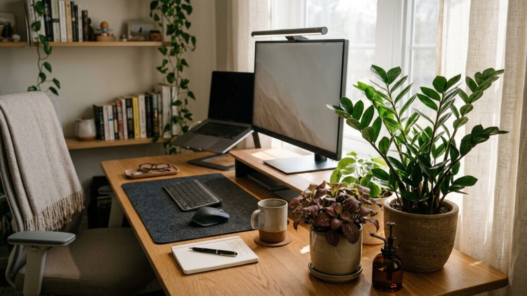 Adeus cansaço visual no trabalho: como criar um microclima com plantas na mesa para renovar o oxigênio e aumentar o foco diário