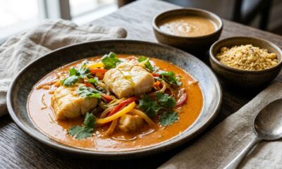 Campeã do MasterChef 2026 mostra como preparar peixe com moqueca, pirão e farofa crocante em receita especial