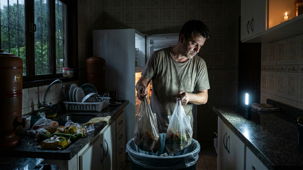 Morador fica 4 dias sem luz após chuva, perde alimentos da geladeira e Justiça condena distribuidora de energia a indenizar em R$ 8 mil
