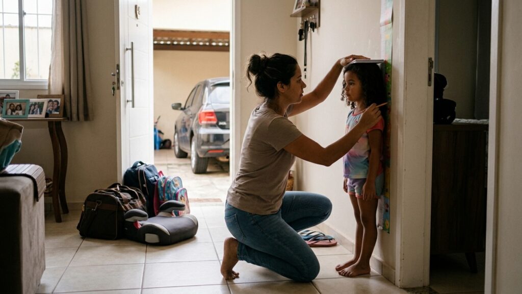 Mãe leva a filha de 8 anos sem cadeirinha porque "ela já é grande", é parada em blitz e descobre que a regra vale até os 10 anos ou até 1,45 metro de altura