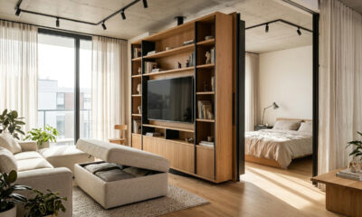 Móveis multifuncionais para studios e lofts: as opções inteligentes que economizam espaço e transformam ambientes compactos