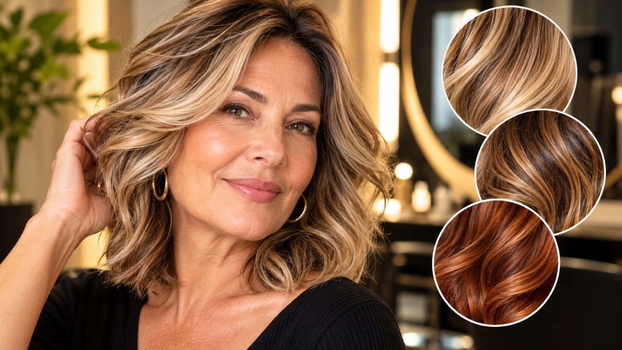 Depois dos 50 anos, mulheres descobrem que escolher tons de cabelo que combinam com a pele pode iluminar o rosto, disfarçar os fios brancos e suavizar a aparência das marcas de expressão sem depender de retoques frequentes no salão