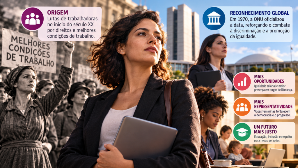 Por que o Dia Internacional da Mulher se tornou uma das datas mais importantes do calendário mundial e como uma luta histórica por direitos e igualdade continua enfrentando desafios que vão muito além das homenagens