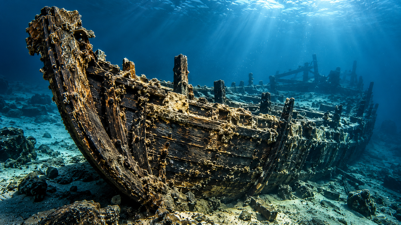 Um navio naufragado no Mar Negro revelou um truque genial de mil anos que surpreende arqueólogos e ajuda a desvendar como navegadores antigos enfrentavam os desafios do oceano