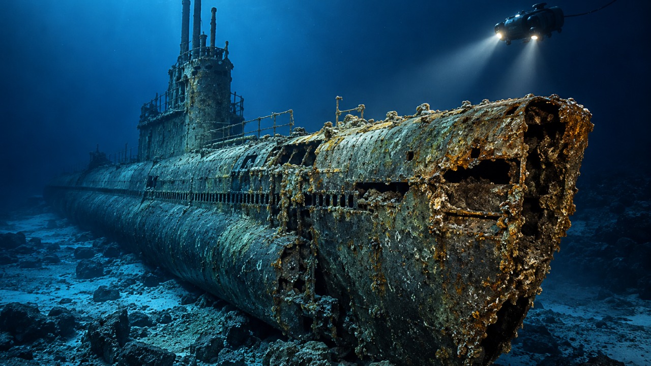Submarino americano desaparecido na Segunda Guerra Mundial é encontrado após 82 anos no fundo do Pacífico com marcas de tiros e sinais do combate final