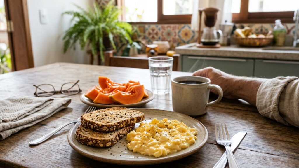 Especialistas em nutrição afirmam: “Depois dos 50 anos, não basta tomar café e comer qualquer pão, é importante combinar proteínas e outros nutrientes para começar bem o dia”