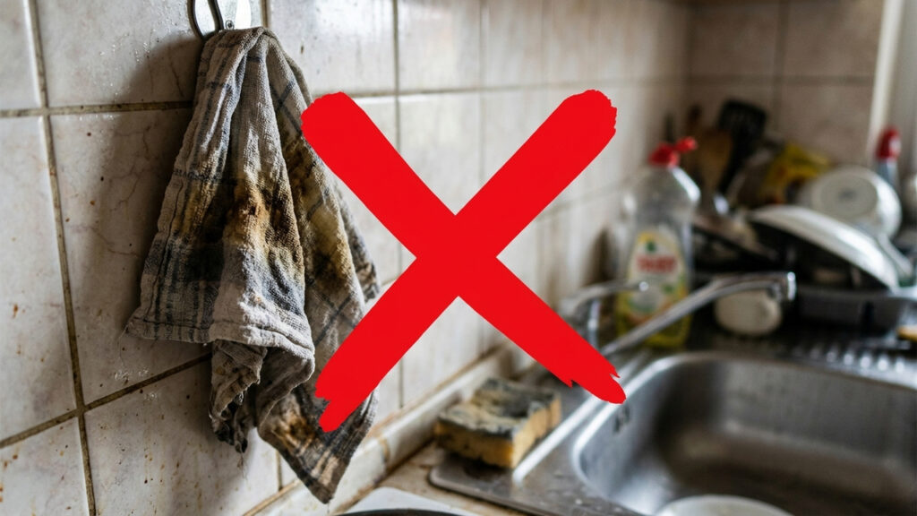 O perigo invisível de usar o mesmo pano de prato por mais de dois dias: o erro comum na cozinha que espalha bactérias pela casa