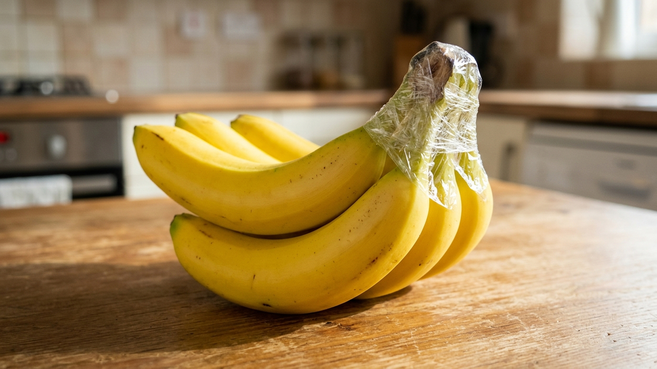 O segredo simples dos feirantes para conservar a banana madura por mais dias sem atrair mosquitinhos para a fruteira da cozinha