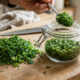 O truque caseiro para congelar cheiro-verde e salsinha picados sem que as folhas fiquem escuras ou queimadas pelo gelo no freezer