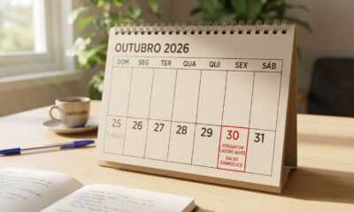 Autoridades confirmam feriado para sexta-feira, 30 de outubro, e bancos, escolas, repartições públicas e outros serviços podem ter o funcionamento alterado