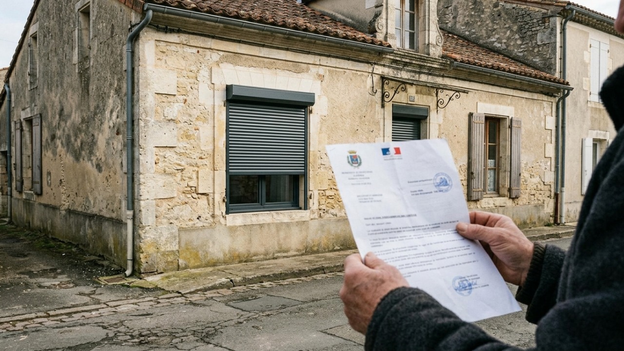Morador instala persianas de enrolar para deixar a casa mais quente durante a noite e, um ano depois, recebe uma carta da prefeitura por causa da mudança na fachada
