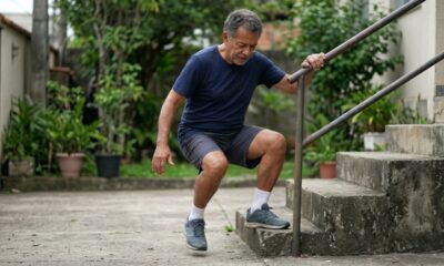 Nem academia nem pesos pesados: depois dos 65 anos, estes 5 exercícios feitos na escada podem ajudar a fortalecer as pernas e melhorar a estabilidade do corpo