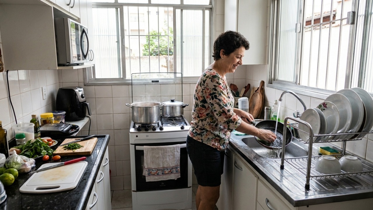 Especialistas em psicologia explicam: “Quem lava a louça enquanto cozinha pode não estar apenas sendo organizado, mas tentando evitar que pequenas tarefas se acumulem e aumentem a sensação de desordem”