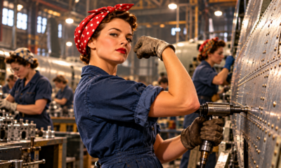 Durante a Segunda Guerra Mundial, milhões de mulheres trocaram a rotina doméstica pelas fábricas de aviões e armas, mudaram a história do trabalho e enfrentaram uma reviravolta quando os soldados voltaram para casa