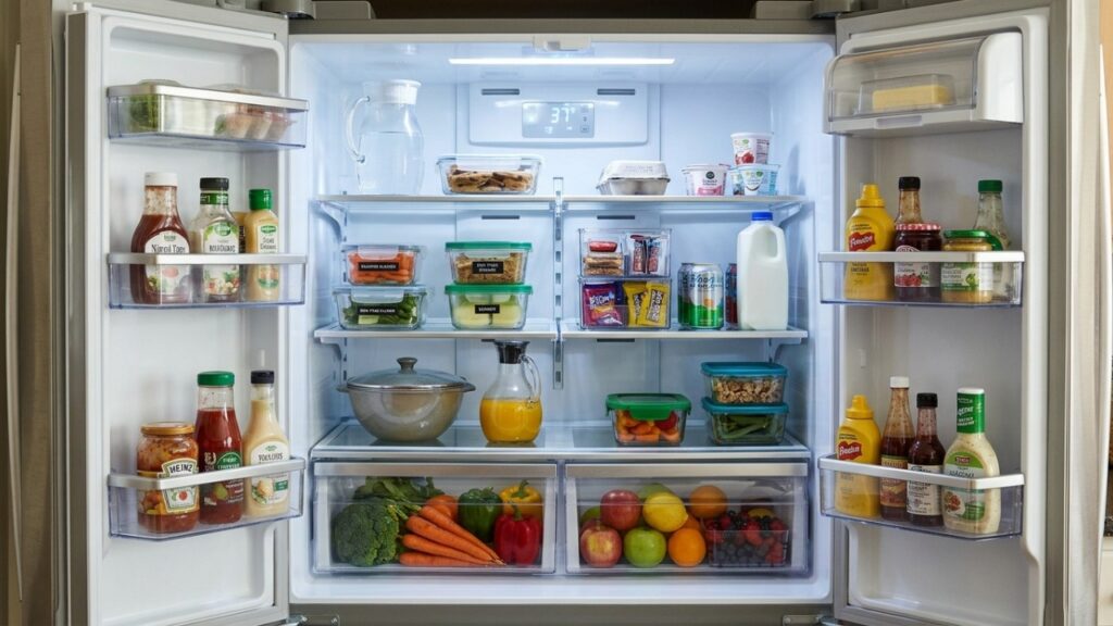 Família instala uma geladeira inverse de grande capacidade para organizar as compras do mês e descobre como guardar panelas quentes, encostar o aparelho na parede e abrir a porta repetidamente pode prejudicar sua eficiência