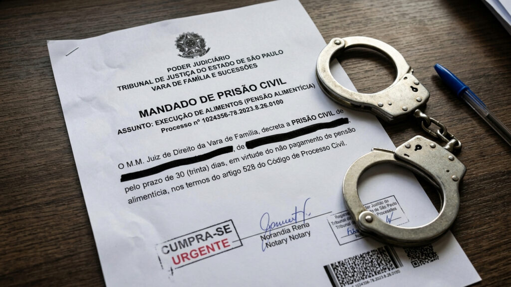 Pai recusa pagar pensão de R$ 2 mil por meses alegando desemprego, tem prisão civil decretada por juiz e dívida bloqueia carro de luxo
