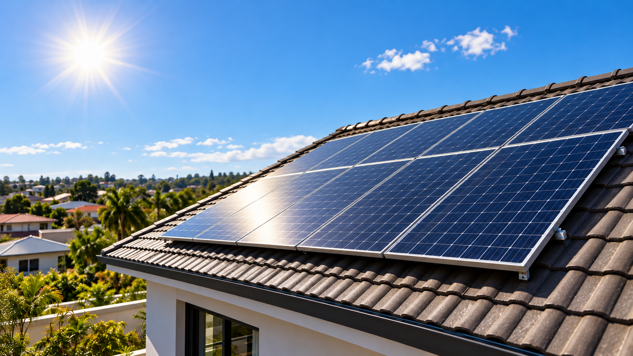 Família instala painéis solares no telhado para economizar na conta de luz e descobre qual é a potência mínima necessária para manter os principais eletrodomésticos funcionando sem sobrecarregar o sistema