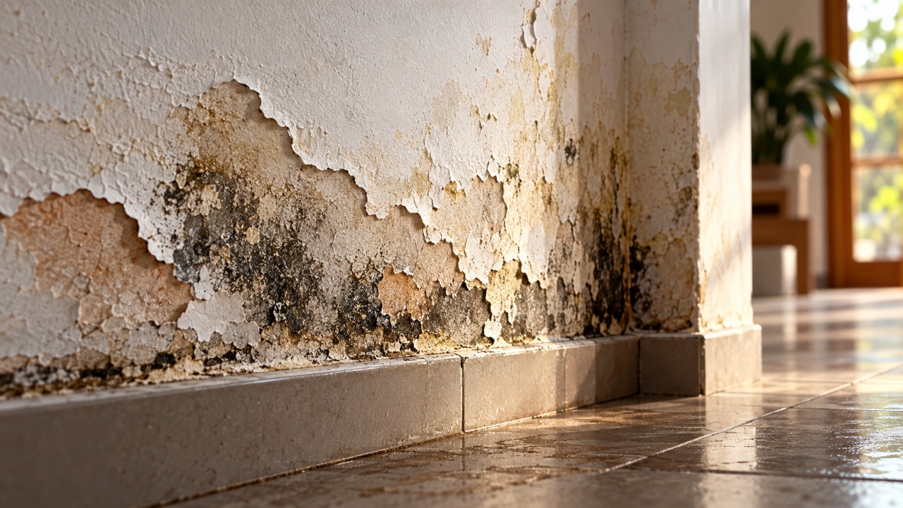 Pedreiro revela como identificar a origem das manchas de umidade na parede e explica qual tratamento pode impedir que a pintura descasque novamente poucos meses depois da reforma