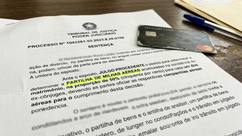 Marido acumula 2 milhões de milhas aéreas durante o casamento e Justiça obriga a partilha do valor acumulado com a ex-esposa no divórcio