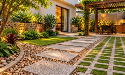 Diga adeus ao concreto no quintal: solução que fez sucesso nos anos 70 retorna renovada e começa a conquistar espaço nas construções modernas