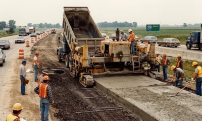 Engenheiros reutilizaram o concreto de uma rodovia demolida para reconstruir 6,6 km de pista e, duas décadas depois, o experimento ainda apresentava bom desempenho estrutural