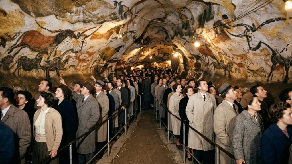 Em 1940, quatro adolescentes seguiram um cachorro que caiu num buraco na França e encontraram uma caverna com pinturas de cerca de 17 mil anos, que hoje está fechada ao público para não se deteriorar