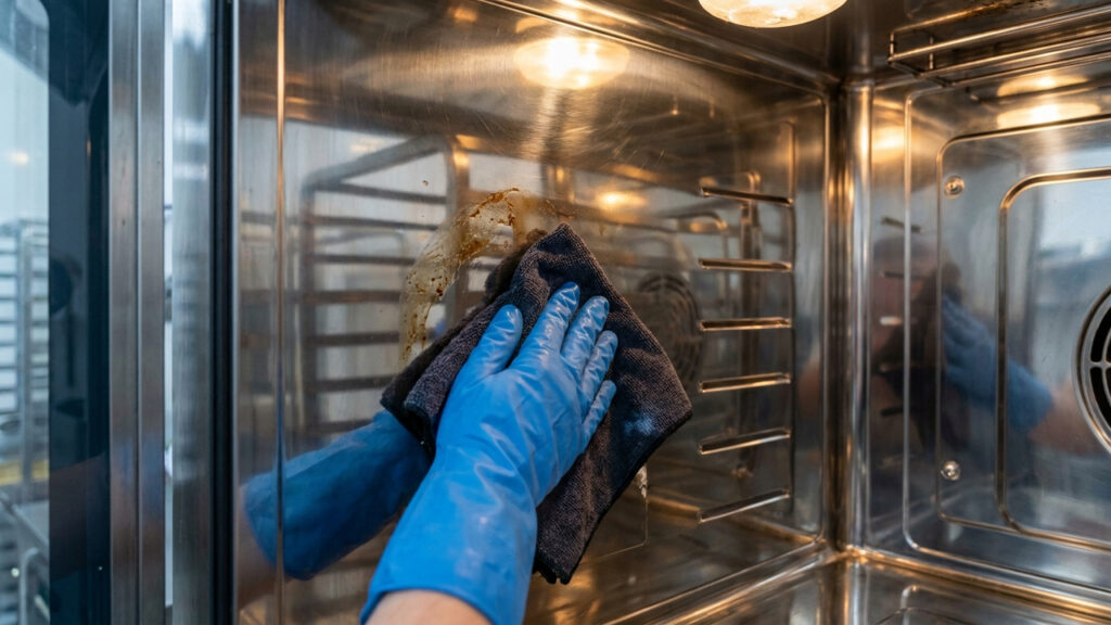 Limpa-alumínio e limpa-forno: como usar produtos corrosivos para desengordurar sem manchar o inox nem estragar as peças do eletrodoméstico