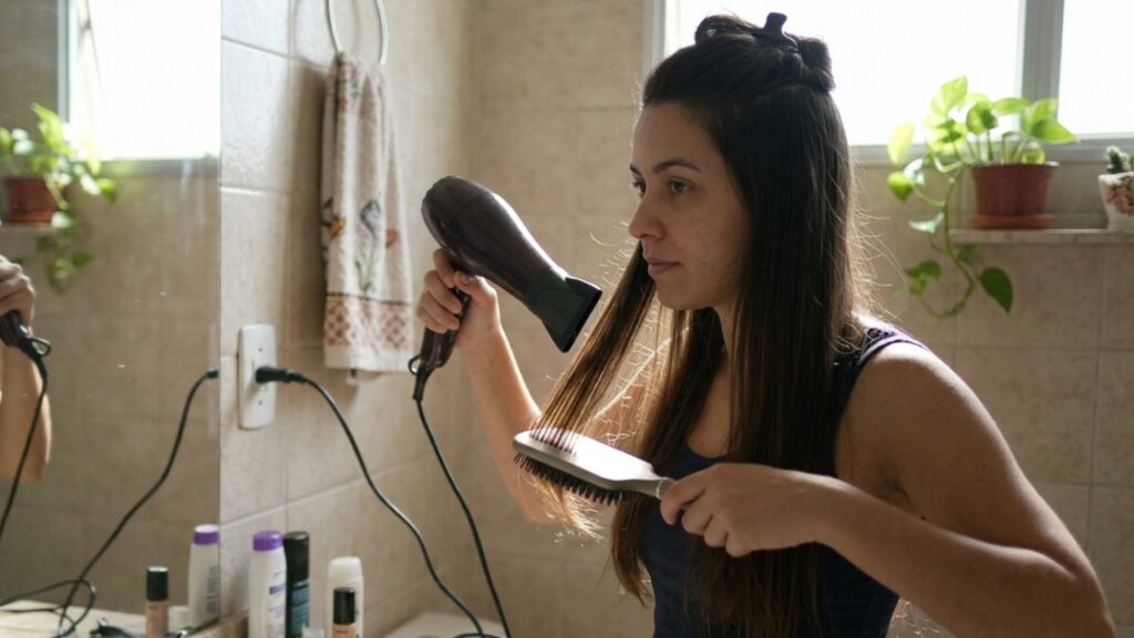 Especialistas em cuidados capilares explicam: quem tem cabelo liso precisa controlar o volume sem pesar os fios e redobrar a proteção contra o calor de secador e chapinha