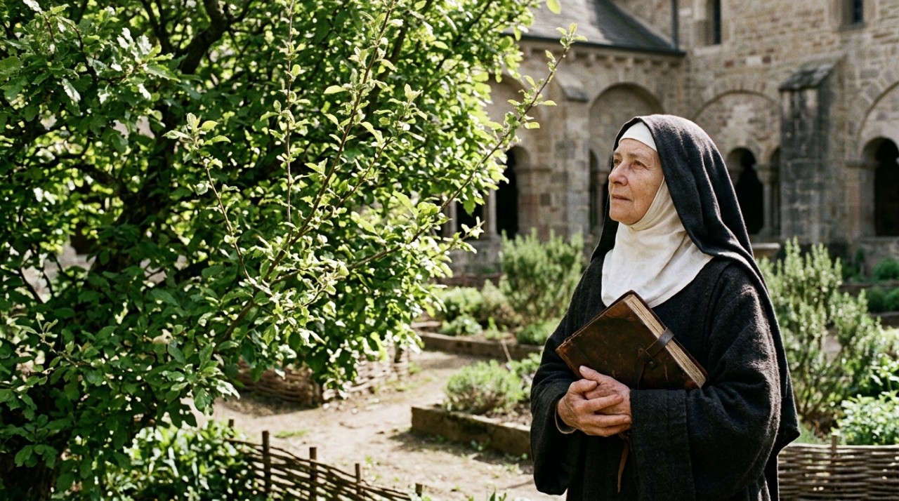 Hildegarda de Bingen, filósofa medieval: "A compreensão reside na alma como a verdura dos ramos".