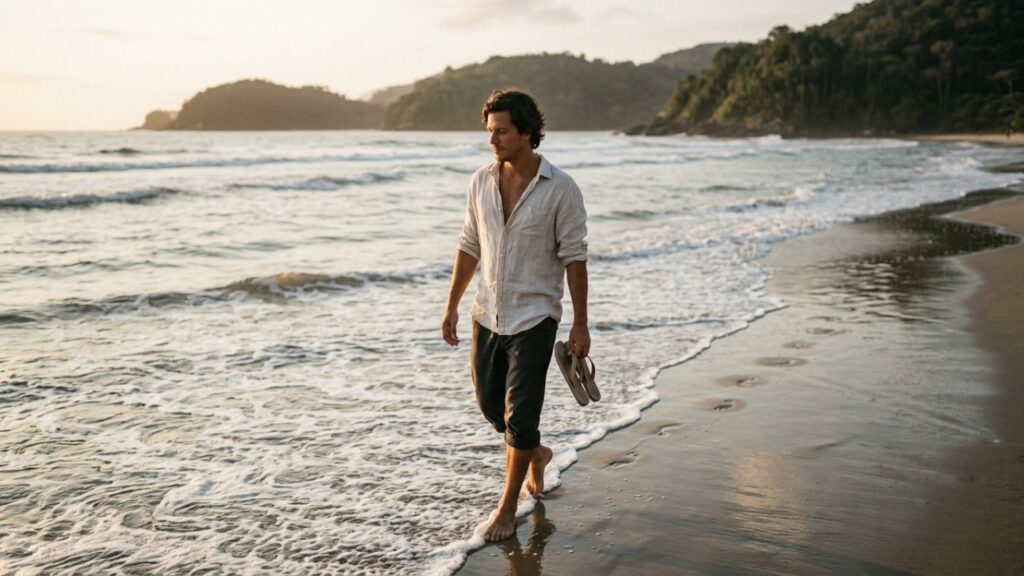 A psicologia afirma que pessoas que gostam de praia podem encontrar no som do mar, no horizonte aberto e no contato com a natureza uma forma de aliviar o estresse e reorganizar as emoções