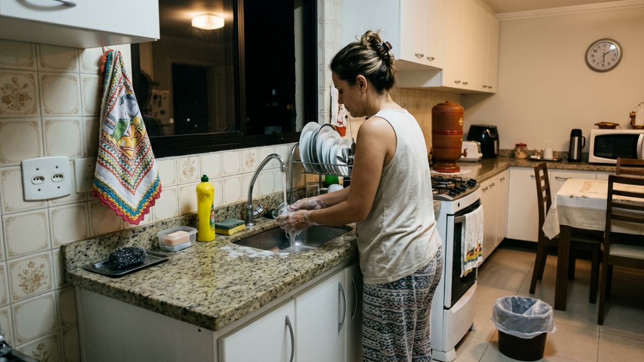 Especialistas em psicologia explicam: “Quem arruma a cozinha todas as noites antes de dormir pode não estar apenas buscando limpeza, mas tentando evitar começar o dia seguinte diante de uma sensação de caos”