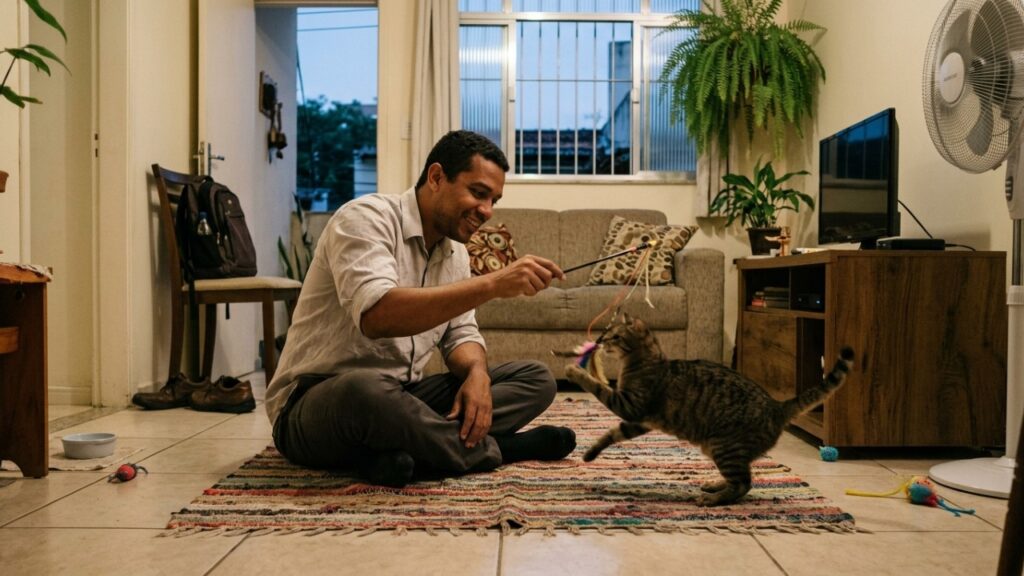 A psicologia sugere que quem convive com gatos pode se sentir menos dependente de interação social contínua, já que a presença do animal também pode oferecer conforto, rotina e sensação de companhia