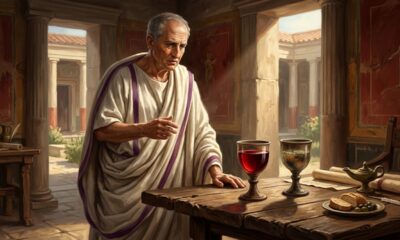 Cícero, filósofo romano, sobre o envelhecimento: “Os homens são como os vinhos: a idade azeda os ruins e melhora os bons” uma reflexão profunda sobre caráter, maturidade e sabedoria
