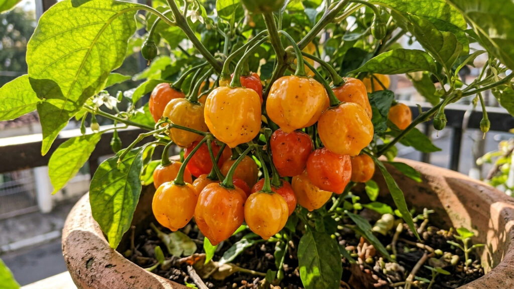 Cultivo de pimenta-de-cheiro cabocla em floreiras: a variedade super aromática e sem ardência ideal para cultivar na varanda