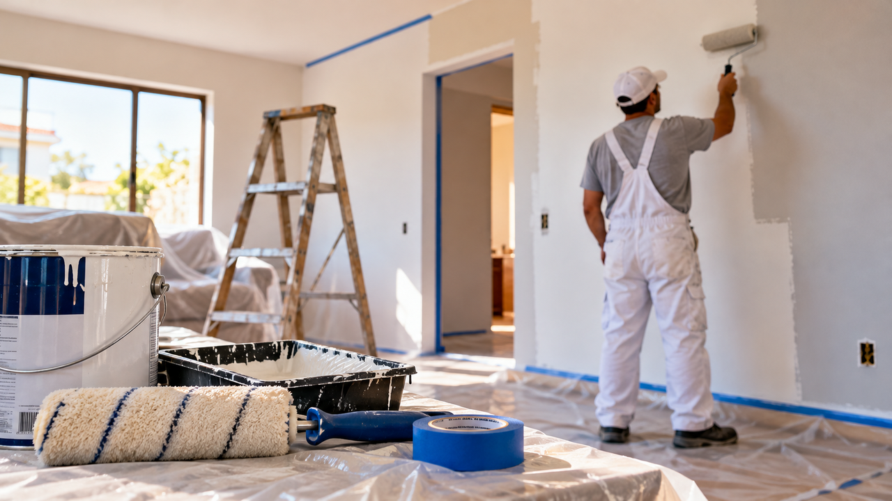 Profissionais da construção explicam quanto custa pintar uma casa de 70 metros quadrados e mostram como o preço das tintas, dos materiais de preparação e da mão de obra influencia o orçamento