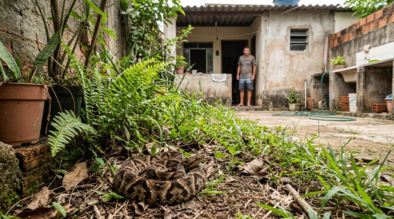 Muita gente tenta matar a jararaca por medo, mas poucos sabem que se aproximar aumenta justamente o risco de picada