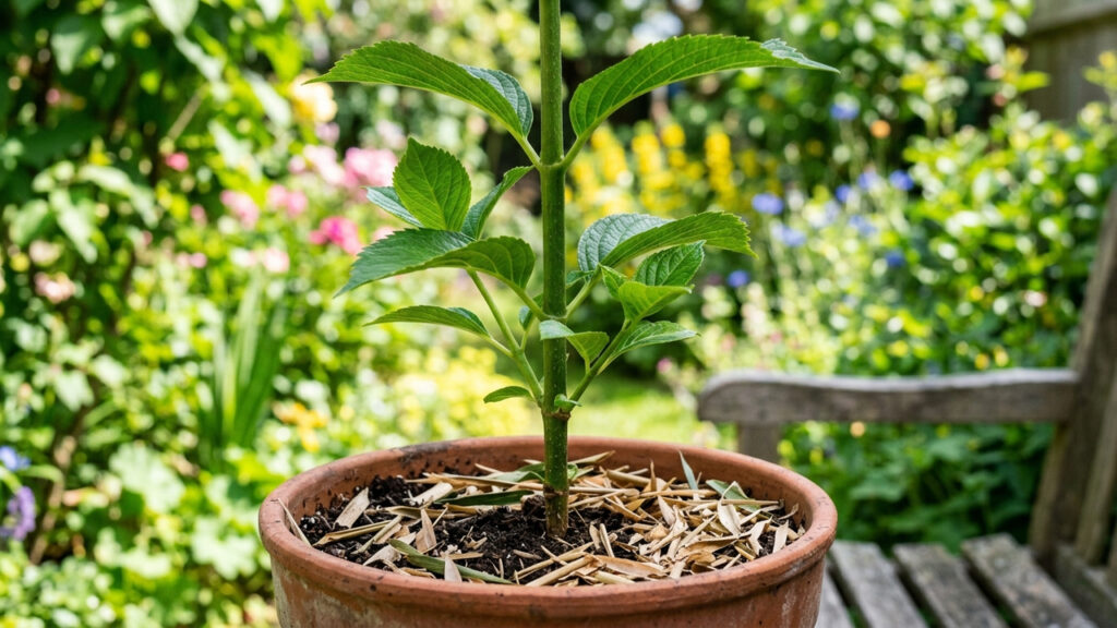 Macerado de folhas de bambu seco na adubação: a fonte pura de sílica solúvel para enrijecer os caules e evitar o tombamento de plantas no vaso
