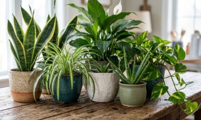 As 5 plantas de interior recomendadas pela NASA que conseguem absorver até 75% da poluição do ar dentro da sua casa