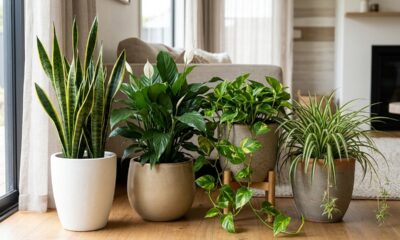 Essas 4 espécies de plantas conseguem filtrar até 87% dos compostos químicos do ar segundo estudos científicos da NASA