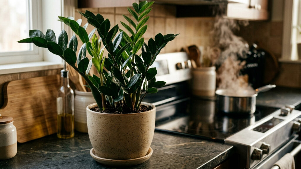 Essas plantas resistentes para cultivar na cozinha toleram o vapor de gordura e o calor constante do fogão sem amarelar