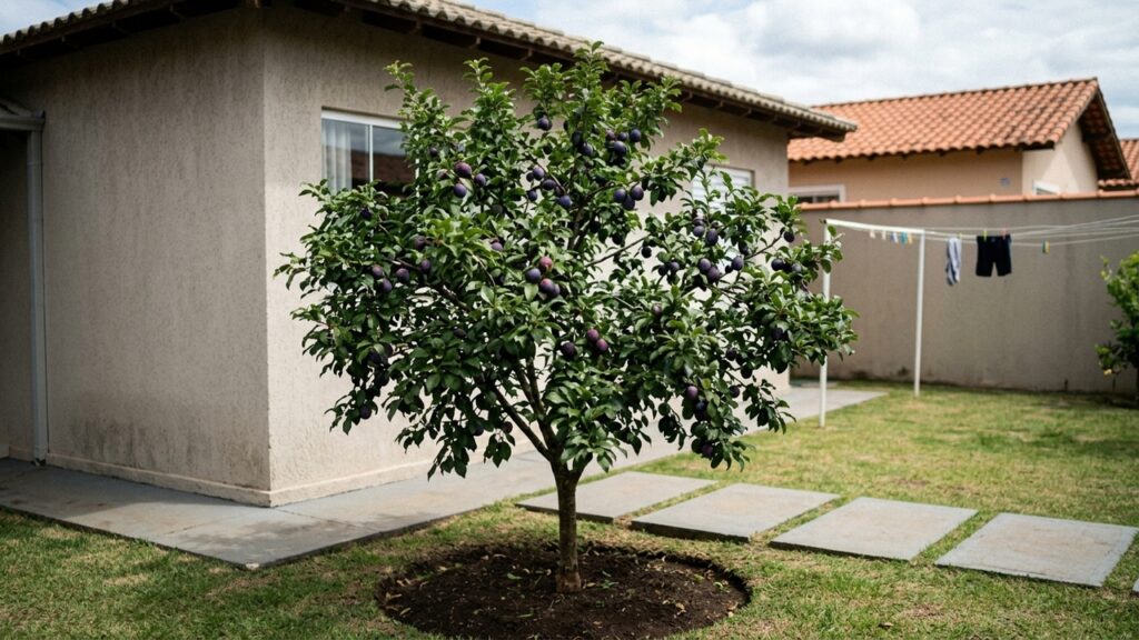 Uma árvore para ter frutos sem abrir mão do piso intacto