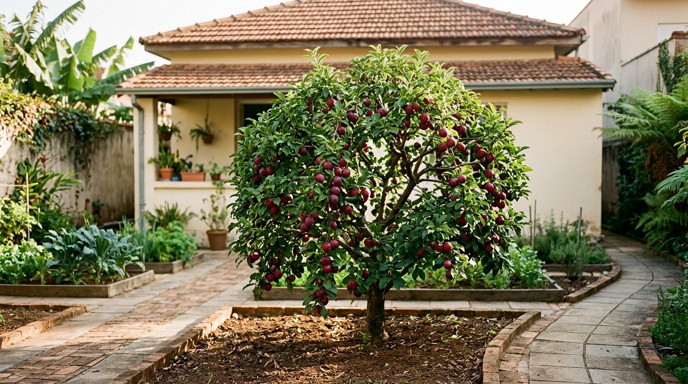 Essa é a árvore perfeita para o quintal: não levanta o piso, dá frutos no verão e suporta a seca com poucos cuidados