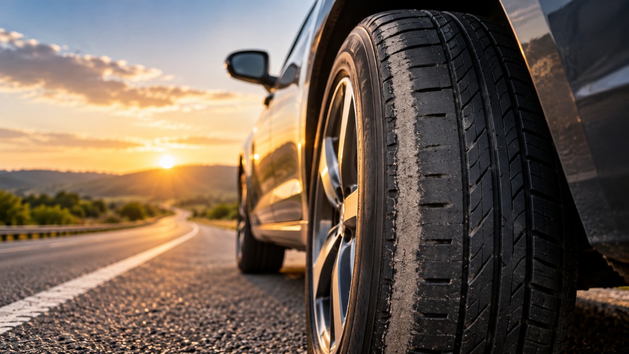 O pneu que parece estar em boas condições, mas pode esconder um desgaste interno capaz de comprometer a estabilidade do carro durante uma viagem