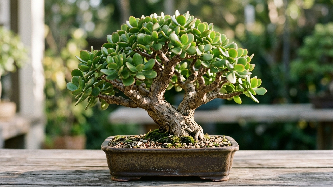 A técnica simples de poda de galhos para transformar uma muda comum dessa suculenta em um bonsai exuberante em poucas semanas no vaso